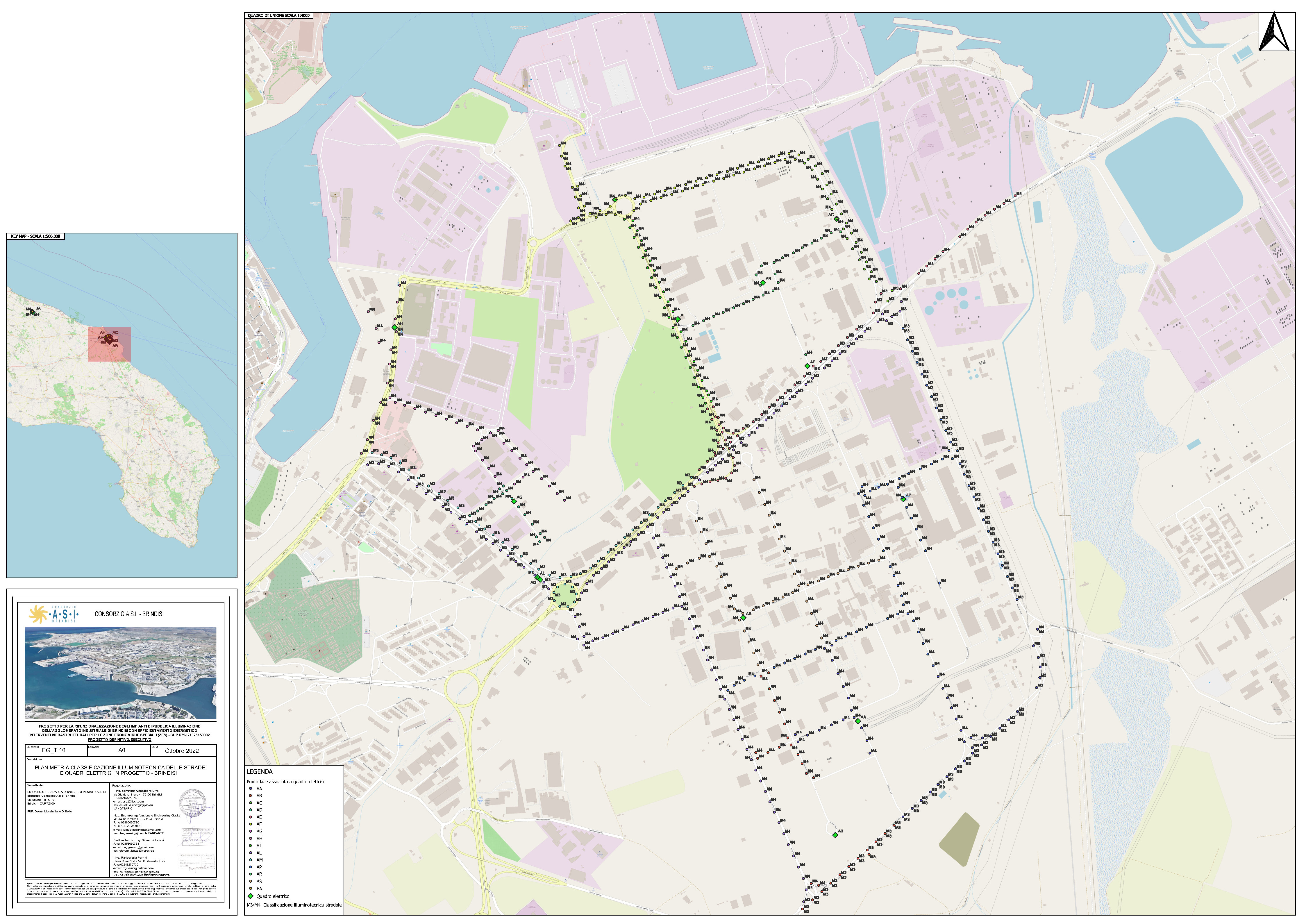 gestione/img/uploadProject/16/EG_T.10_Planimetria classificazione illuminotecnica delle strade  e quadri elettrici in progetto  - Brindisi .jpg.